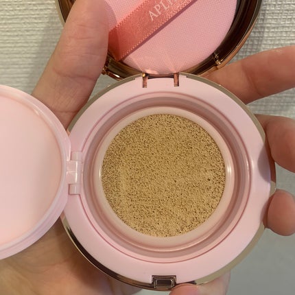 ピンクティーツリーカバーアップグロウクッション/APLIN/クッションファンデーションを使ったクチコミ(3枚目)