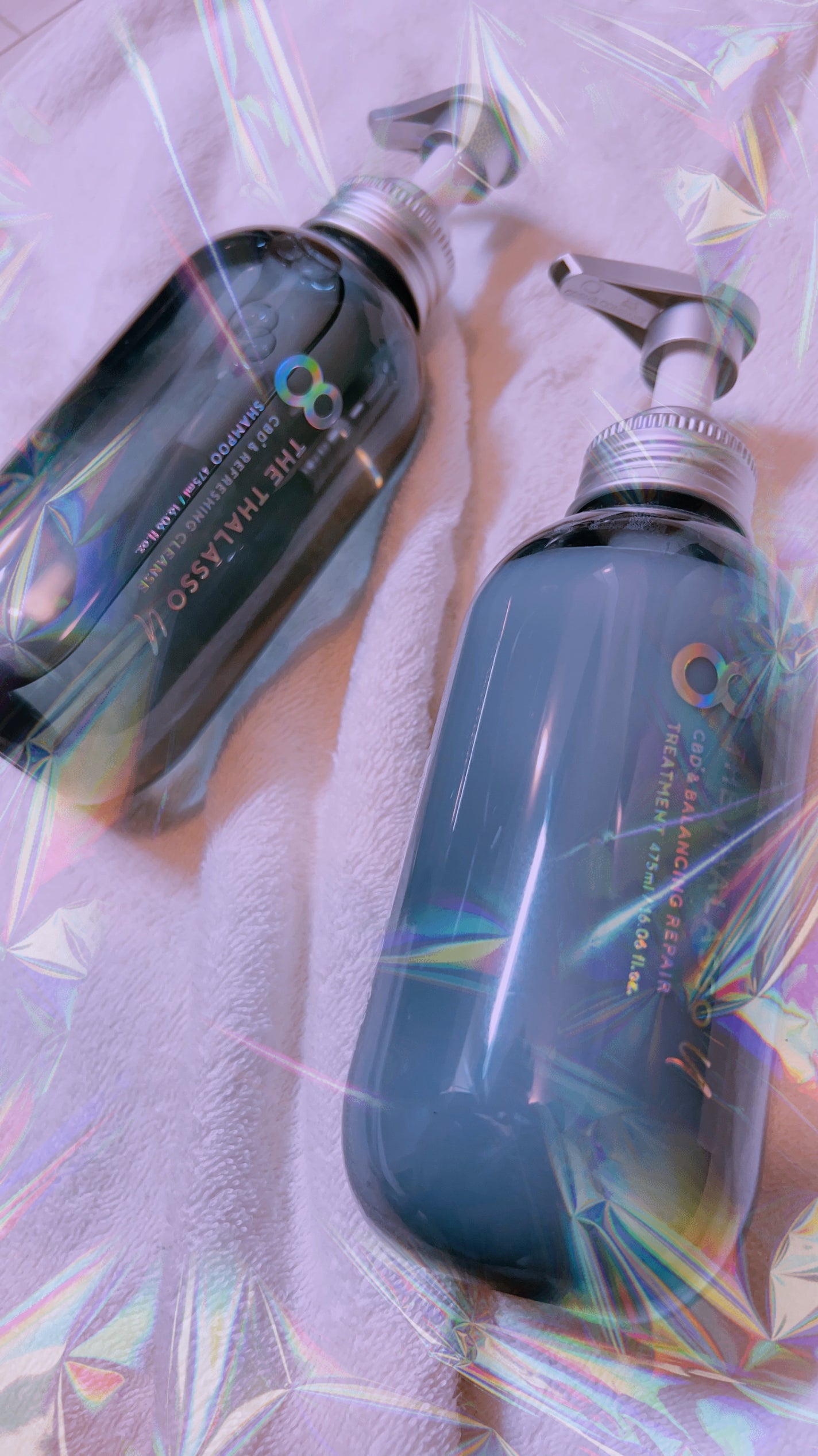 エイトザタラソ ユー CBD&リフレッシング クレンズ 美容液シャンプー/CBD&バランシング ダメージリペア 美容液ヘアトリートメント/エイトザタラソ/市販シャンプーを使ったクチコミ(1枚目)