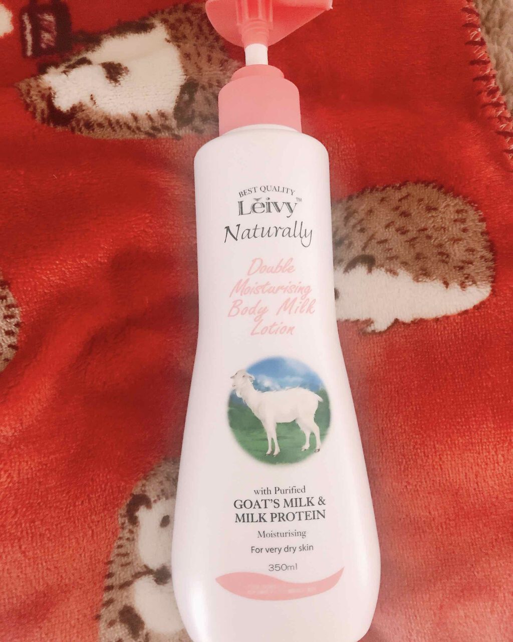 レイヴィー ボディローション ゴートミルク ポンプタイプ/Leivy/ボディローションを使ったクチコミ（1枚目）