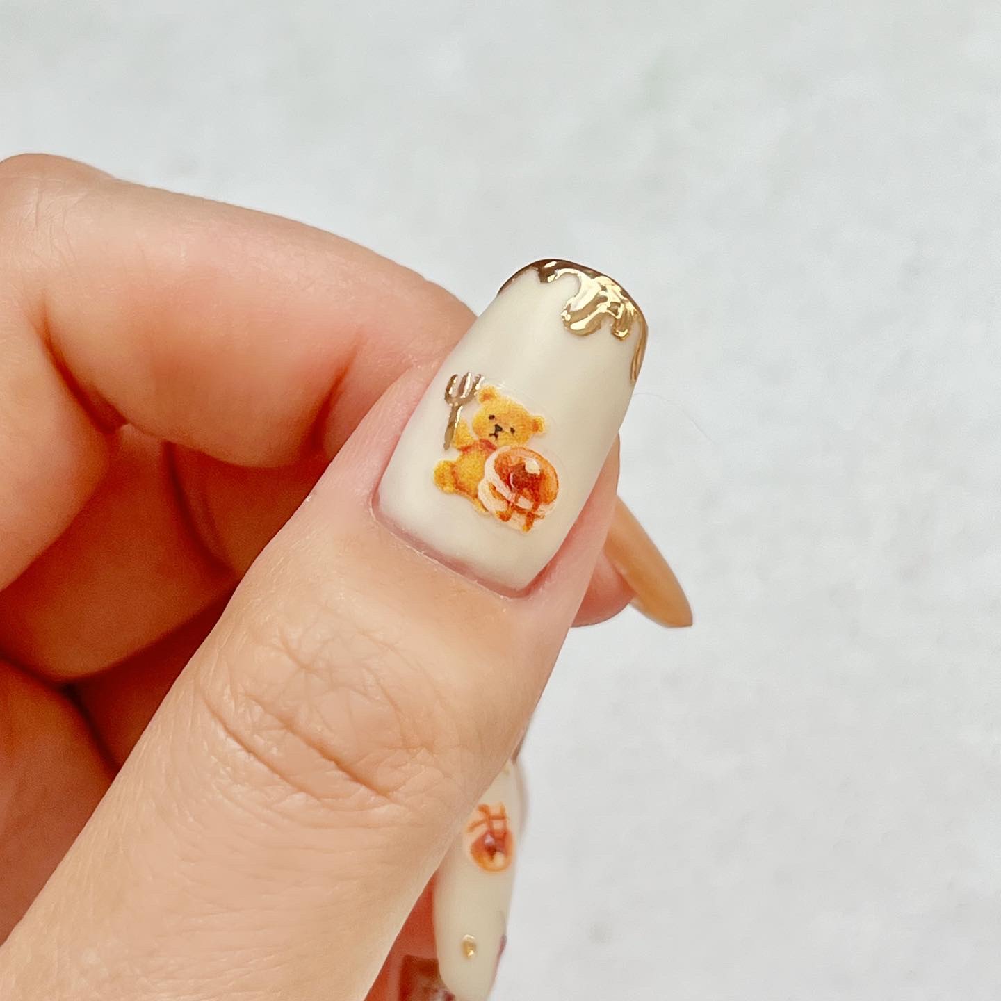 ネイルタウンジェル テラコッタジェル 1ホワイト/NAILTOWN/ジェルネイルを使ったクチコミ（2枚目）