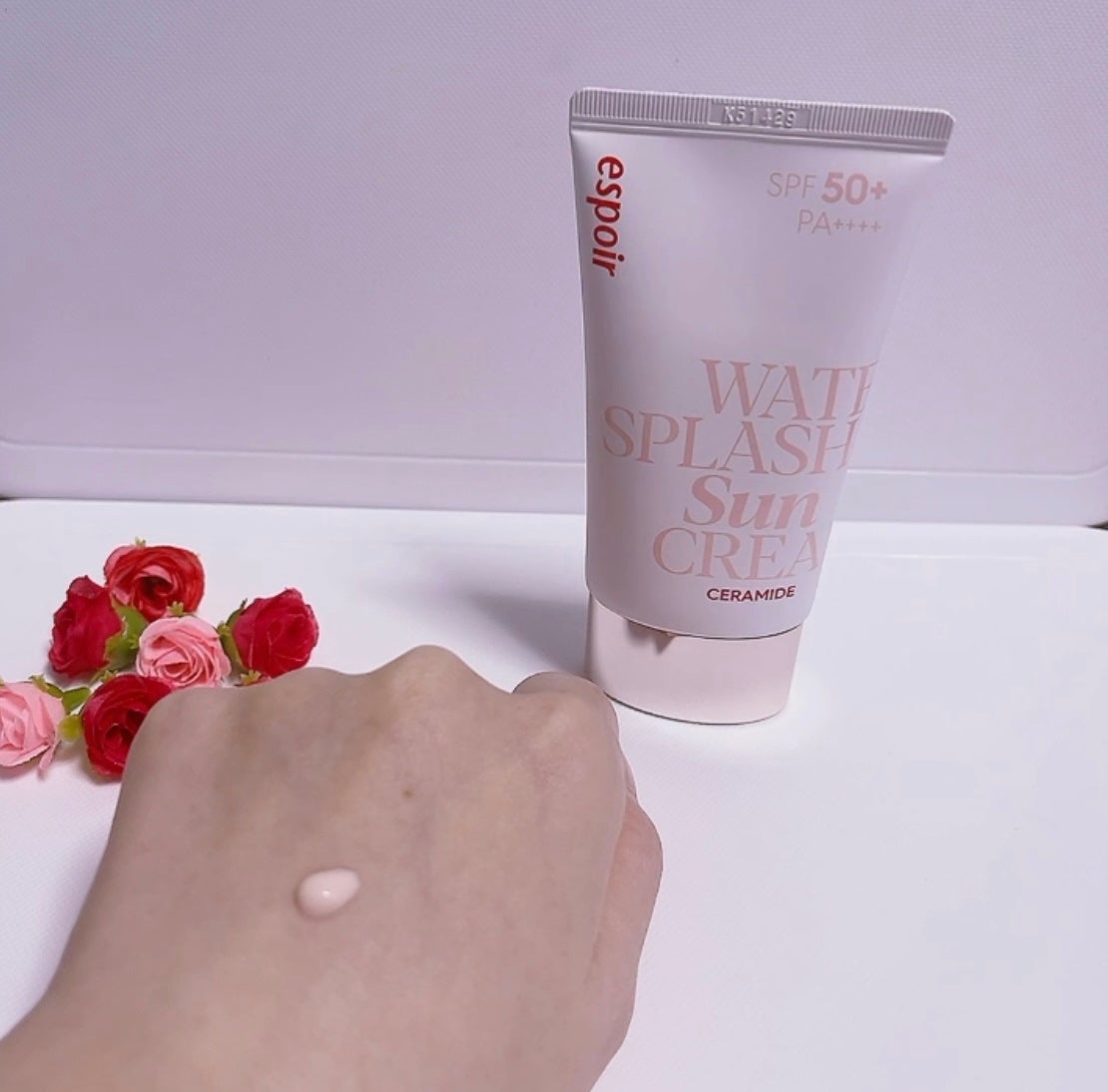 ウォータースプラッシュサンクリーム セラミド/espoir/日焼け止めクリームを使ったクチコミ(3枚目)