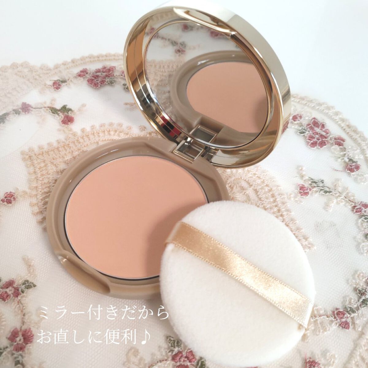 マシュマロフィニッシュパウダー MO マットオークル（旧パッケージ）/キャンメイク/プレストパウダーを使ったクチコミ（2枚目）