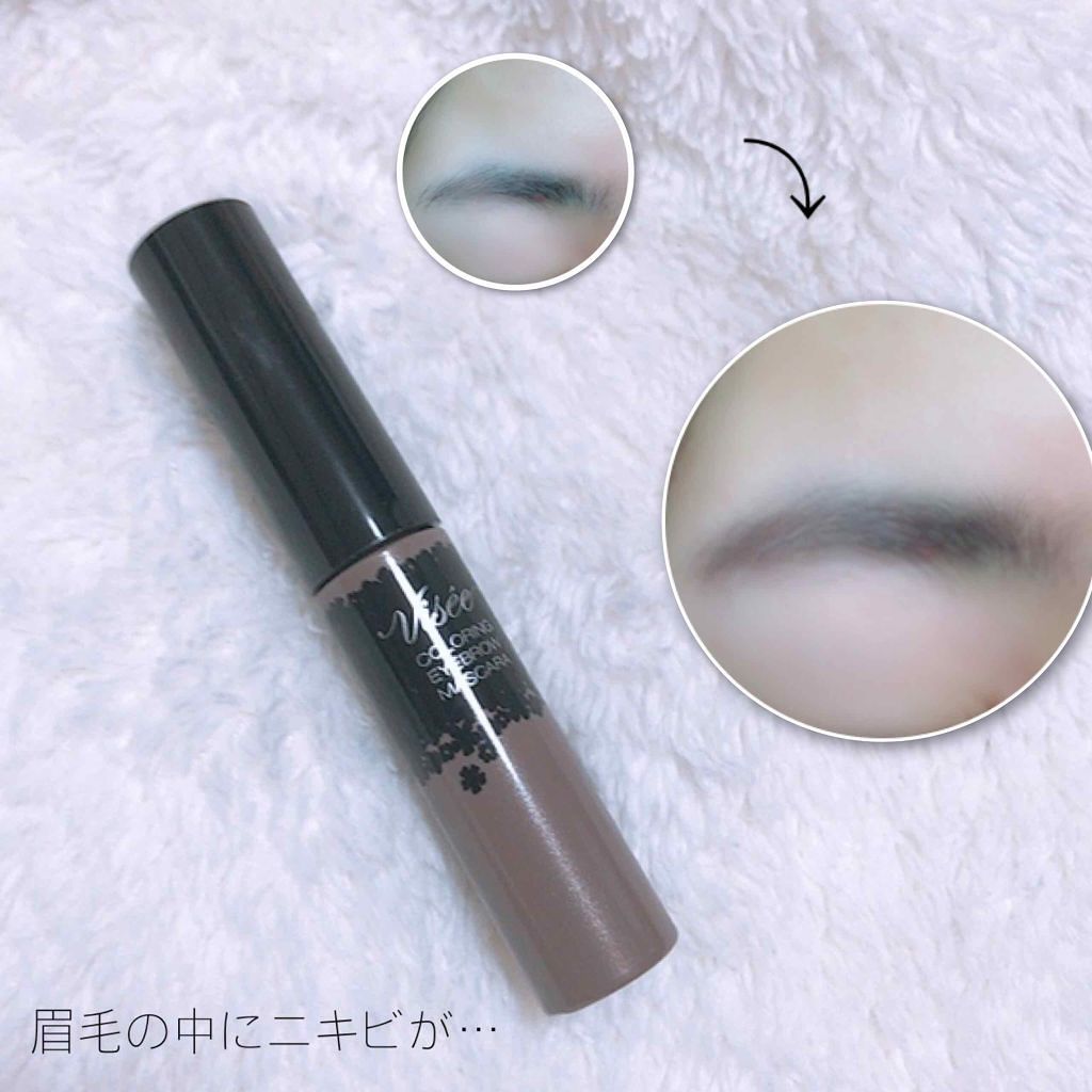 リシェ カラーリング アイブロウマスカラ/Visée/眉マスカラを使ったクチコミ(1枚目)