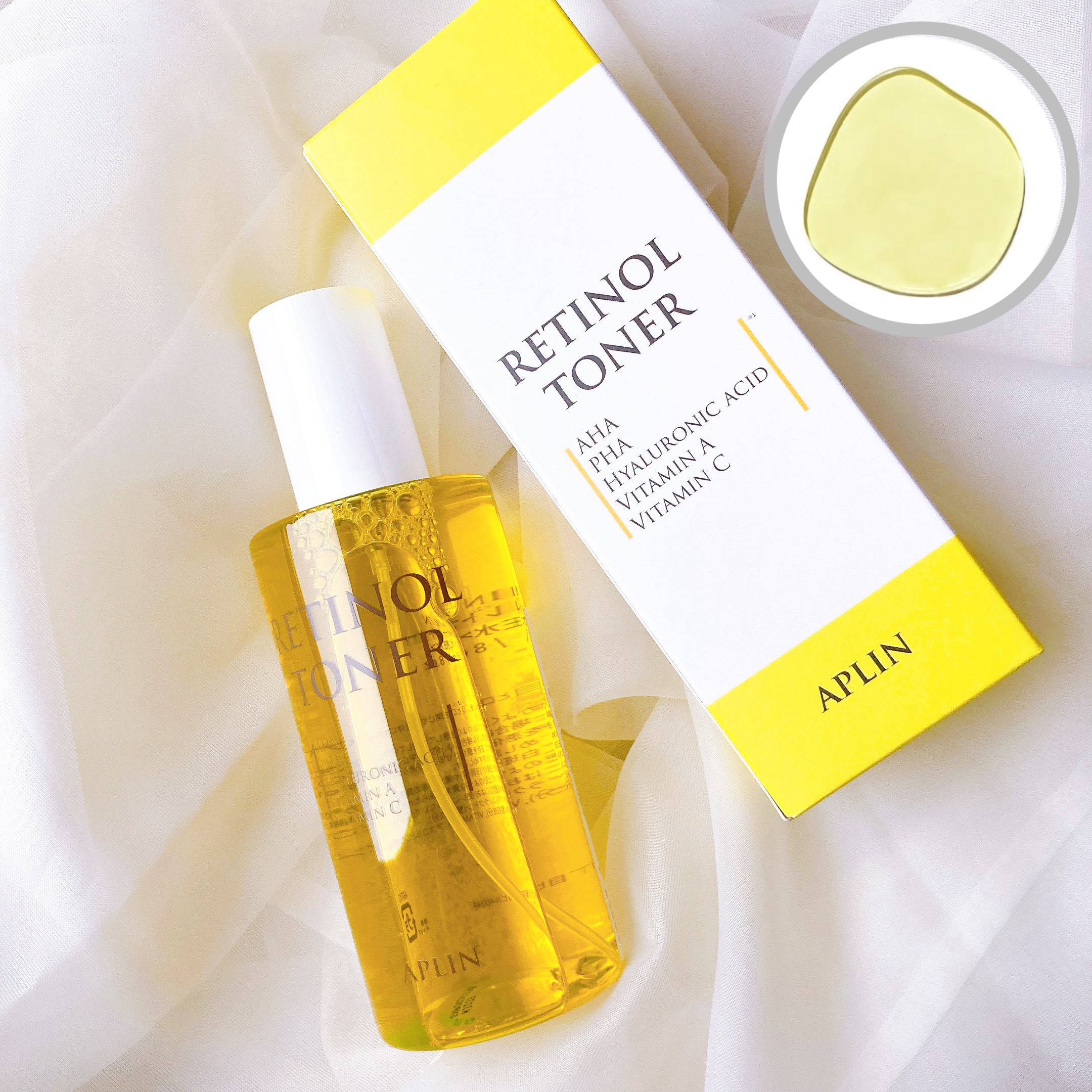 レチノールトナー/APLIN/ミスト状化粧水を使ったクチコミ（2枚目）