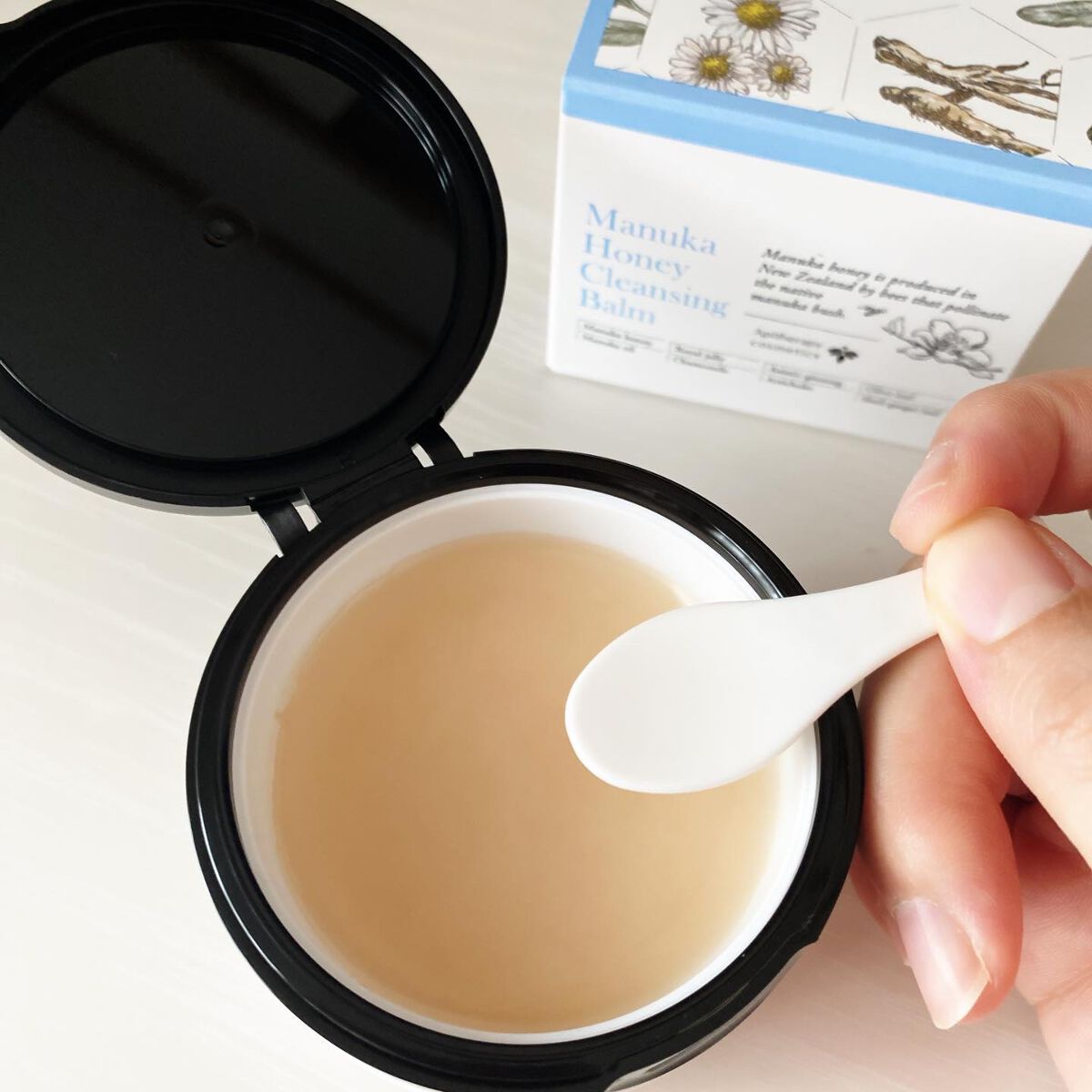 マヌカハニー クレンジングバーム/アピセラピーコスメティクス/クレンジングバームを使ったクチコミ(3枚目)