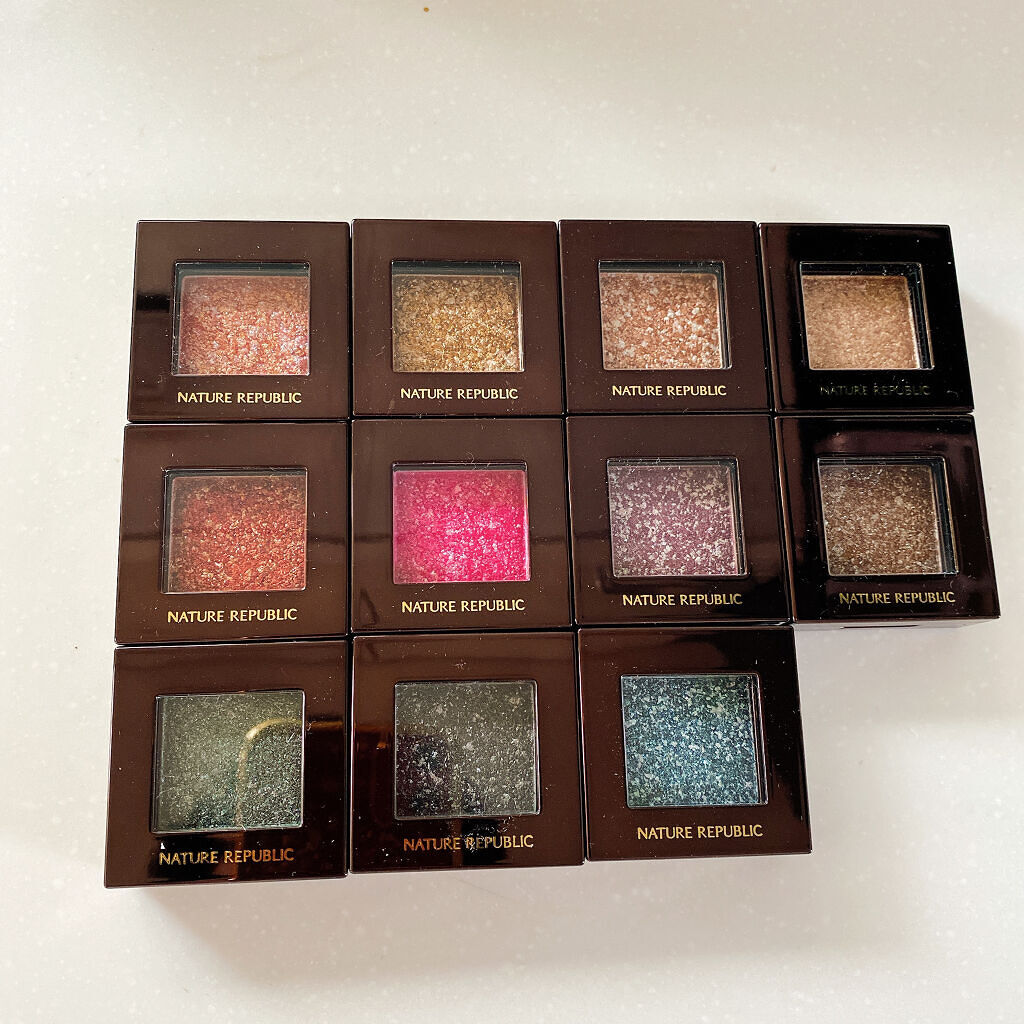 トゥインクル ジェムストーングリッター/ネイチャーリパブリック/グリッターを使ったクチコミ（1枚目）