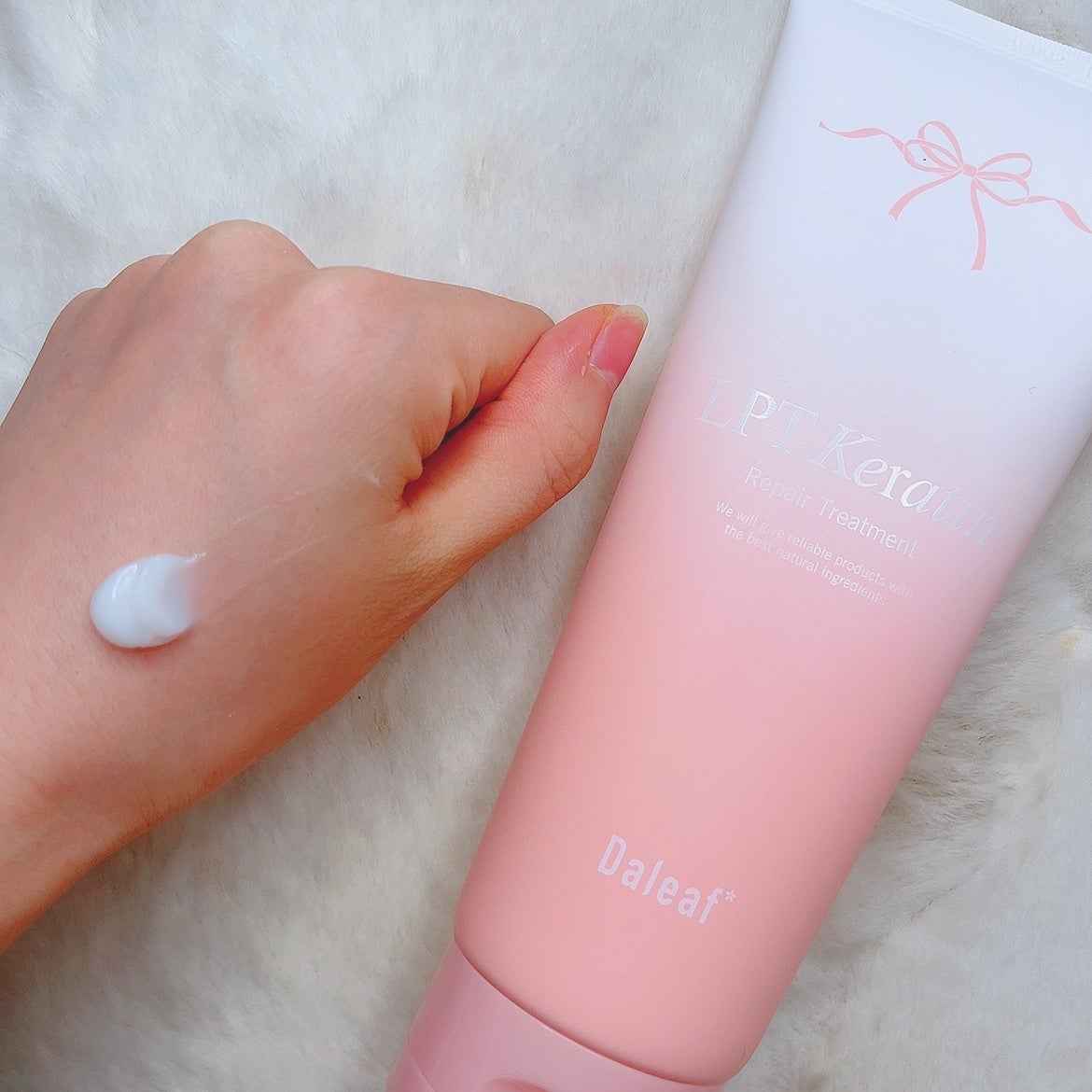 LPTケラチンリペアトリートメント/Daleaf/洗い流すヘアトリートメントを使ったクチコミ(3枚目)