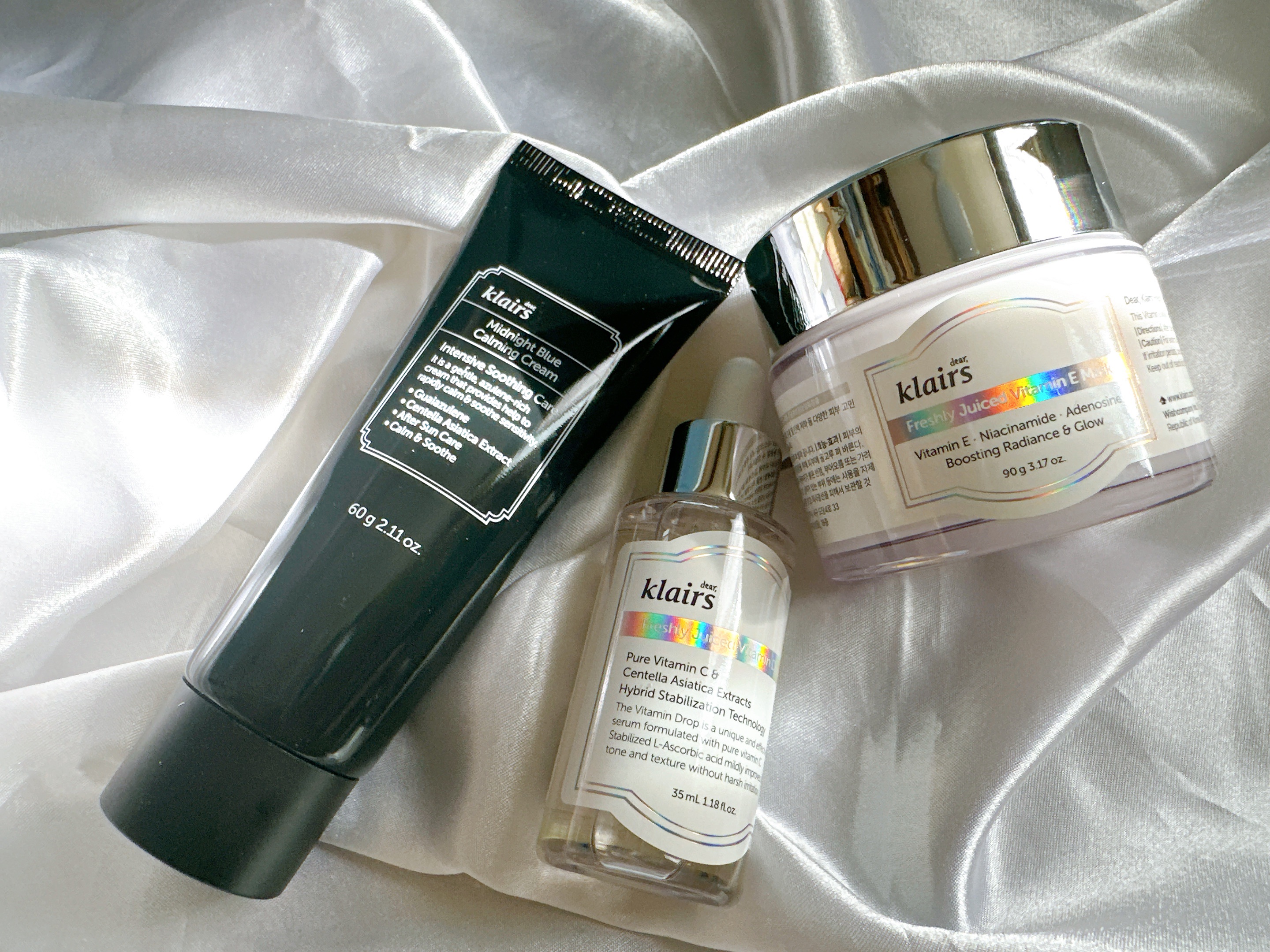 ミッドナイトブルーカーミングクリーム/Klairs/フェイスクリームを使ったクチコミ（1枚目）