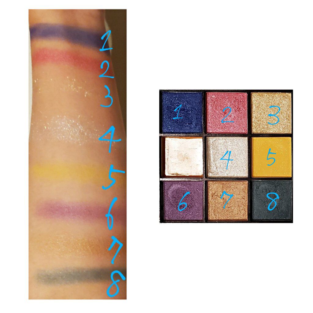 UR GLAM　BLOOMING EYE COLOR PALETTE/U R GLAM/アイシャドウパレットを使ったクチコミ（2枚目）