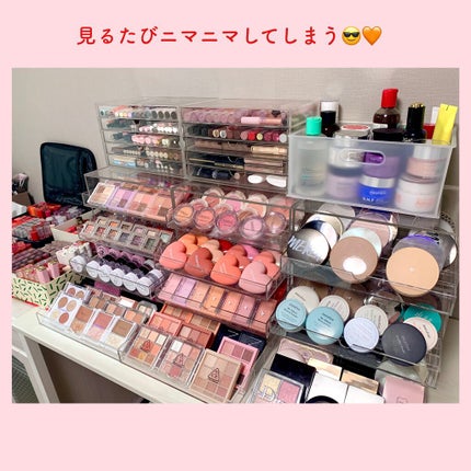 重なるアクリルケース・横型5段/無印良品/その他化粧小物を使ったクチコミ(5枚目)