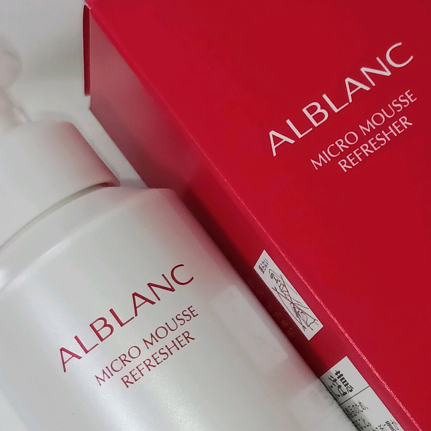 マイクロムース リフレッシャー/ALBLANC/泡洗顔を使ったクチコミ(1枚目)