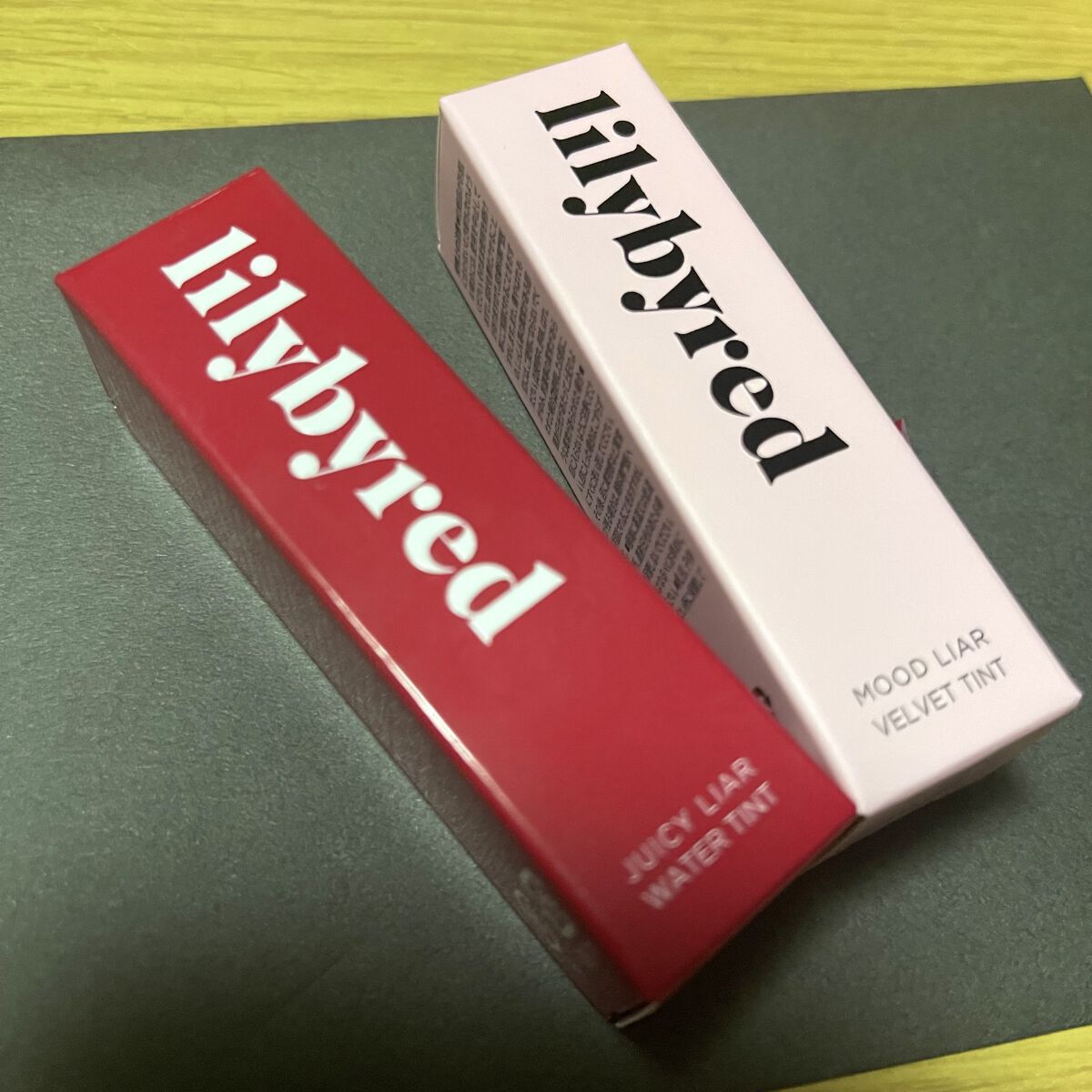 ジューシーライアー ウォーターティント/lilybyred/リップティントを使ったクチコミ（1枚目）