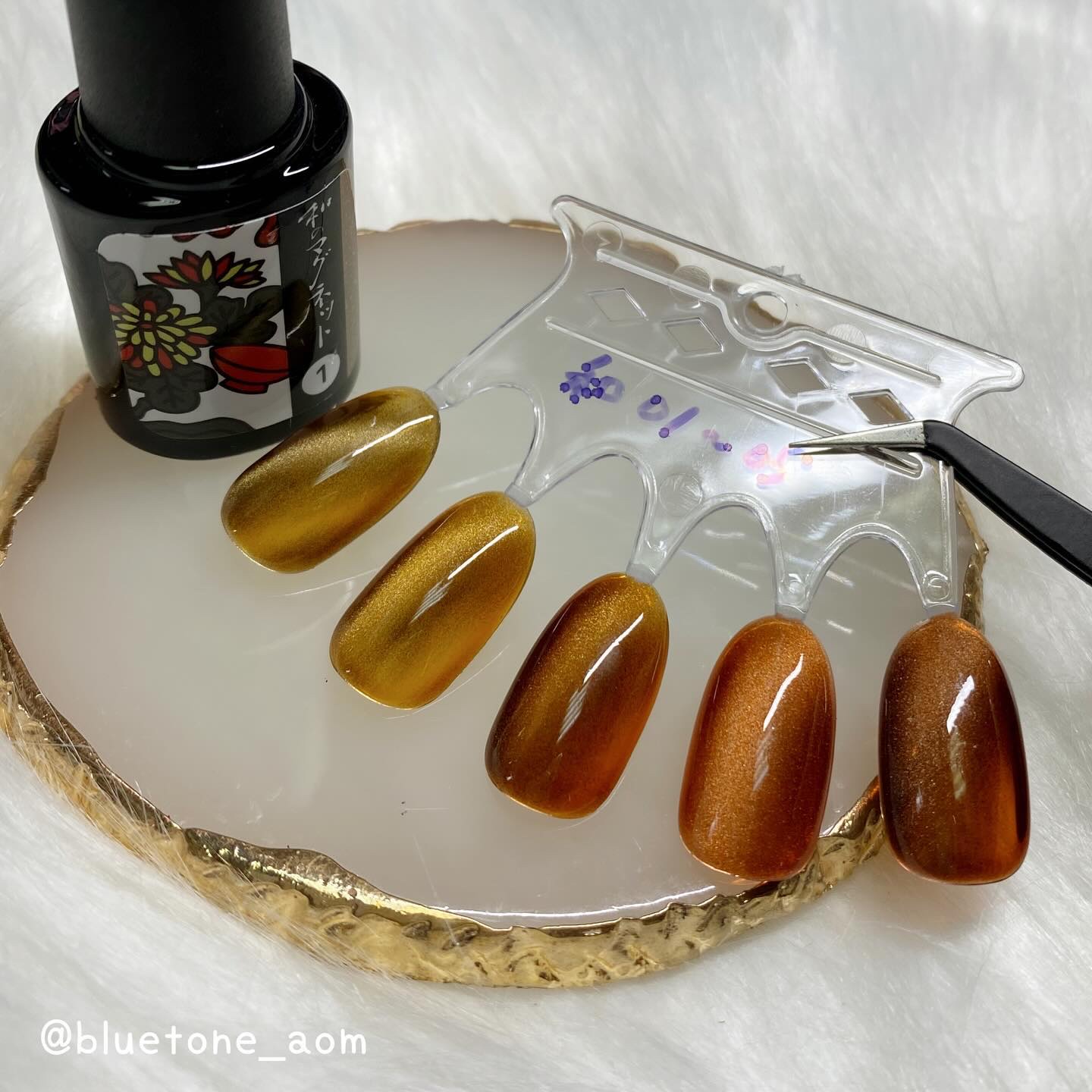 和のマグネット/ネイル工房/ジェルネイルを使ったクチコミ（2枚目）