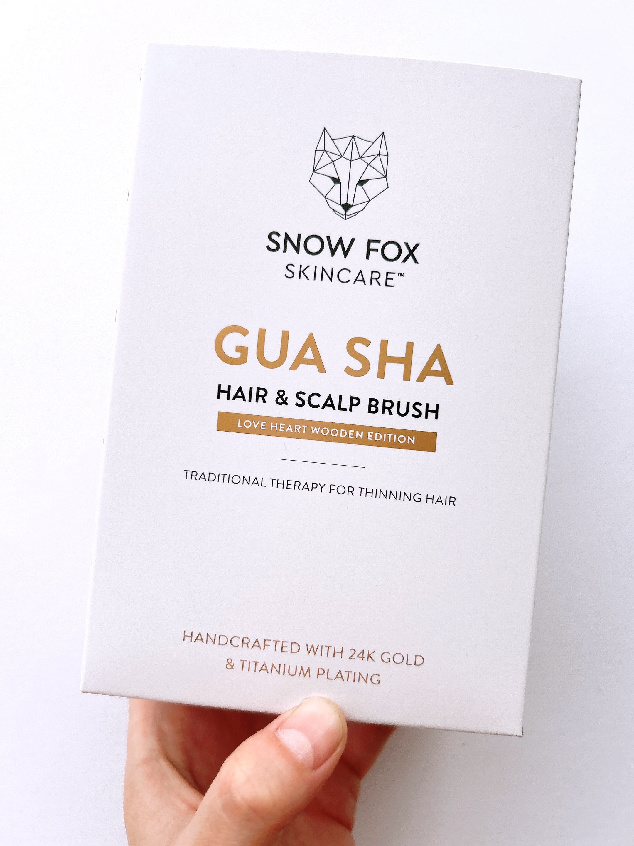 プレミアム FOX カッサ ウッド ミニハート ヘアブラシ/SNOW FOX SKINCARE/ヘアブラシを使ったクチコミ（2枚目）