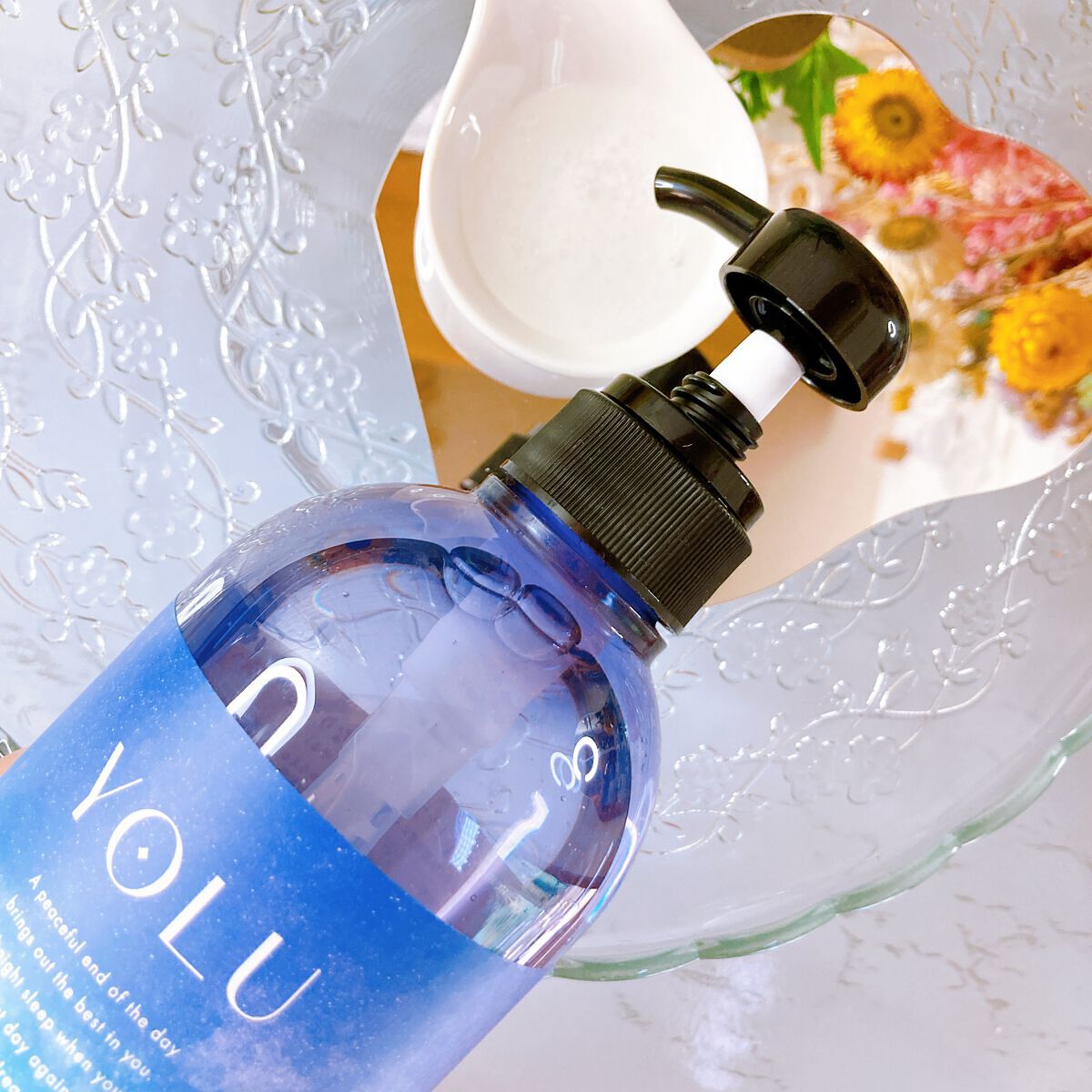 リラックスナイトリペア シャンプー／トリートメント/YOLU/市販シャンプーを使ったクチコミ（2枚目）