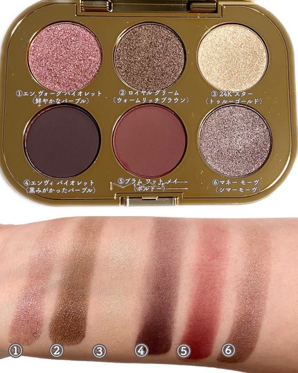 トレジャー アイシャドウ パレット ×6/M・A・C/アイシャドウパレットを使ったクチコミ(5枚目)