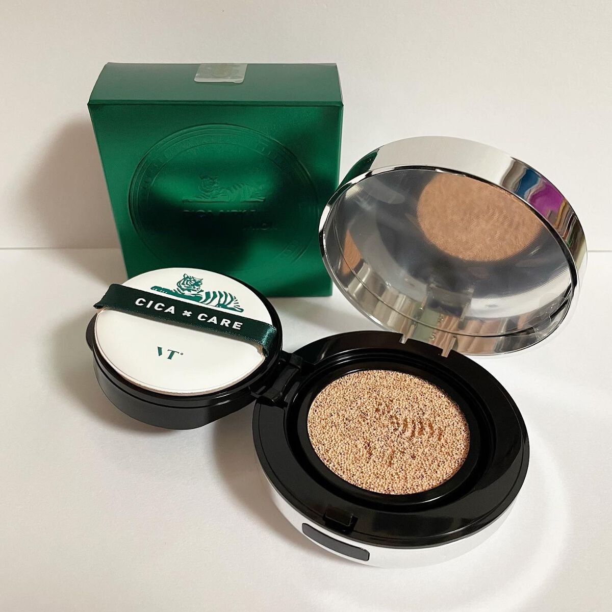 CICA エアリーフィットカバークッション/VT/クッションファンデーションを使ったクチコミ(2枚目)