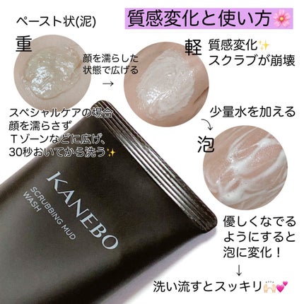 スクラビング マッド ウォッシュ/KANEBO/洗顔フォームを使ったクチコミ(3枚目)