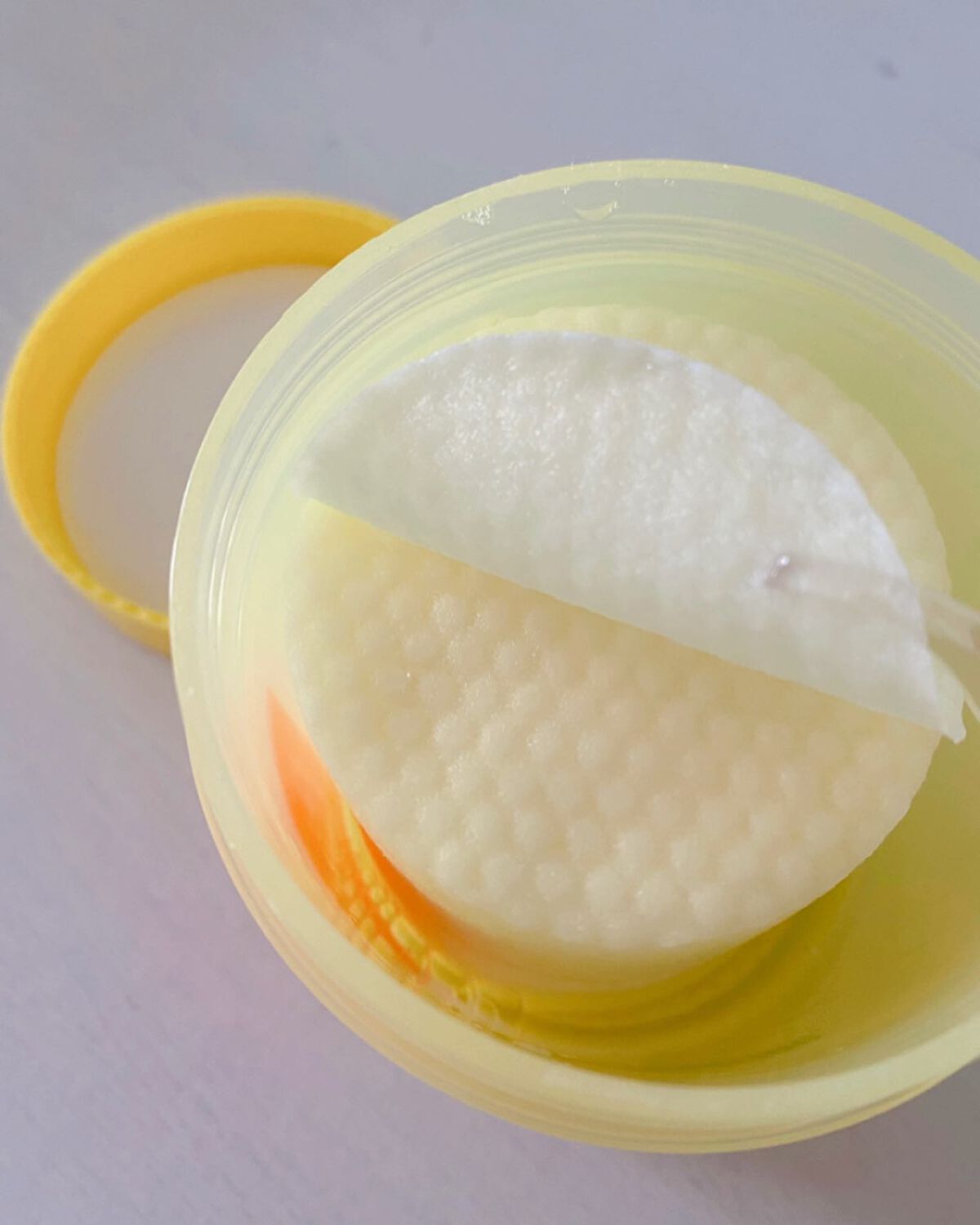 グリーンタンジェリン ビタCダークスポットケアパッド/goodal/トナーパッドを使ったクチコミ（2枚目）