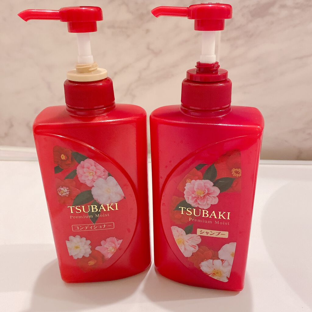 プレミアムモイスト シャンプー／ヘアコンディショナー/TSUBAKI/市販シャンプーを使ったクチコミ（1枚目）