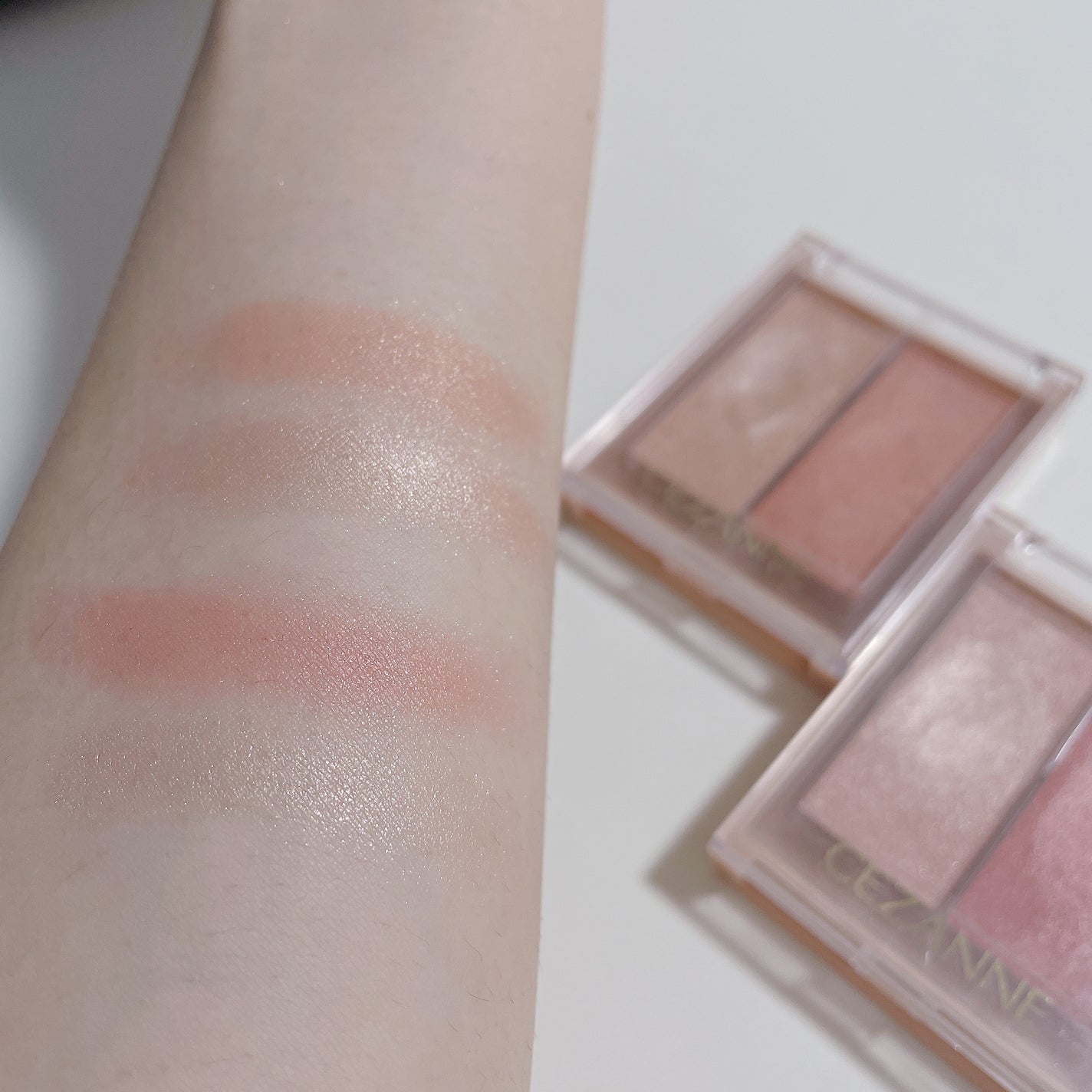 フェイスグロウカラー/CEZANNE/クリームハイライトを使ったクチコミ(2枚目)