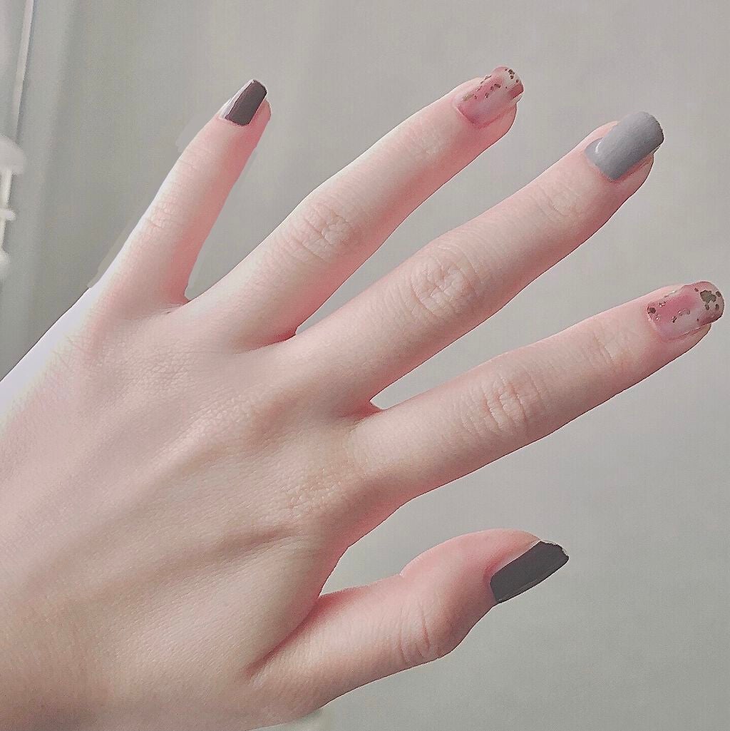 ネイルシール/Qoo10/ネイルシールを使ったクチコミ(2枚目)