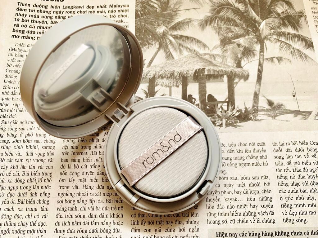 ゼロクッション/rom&nd/クッションファンデーションを使ったクチコミ(1枚目)