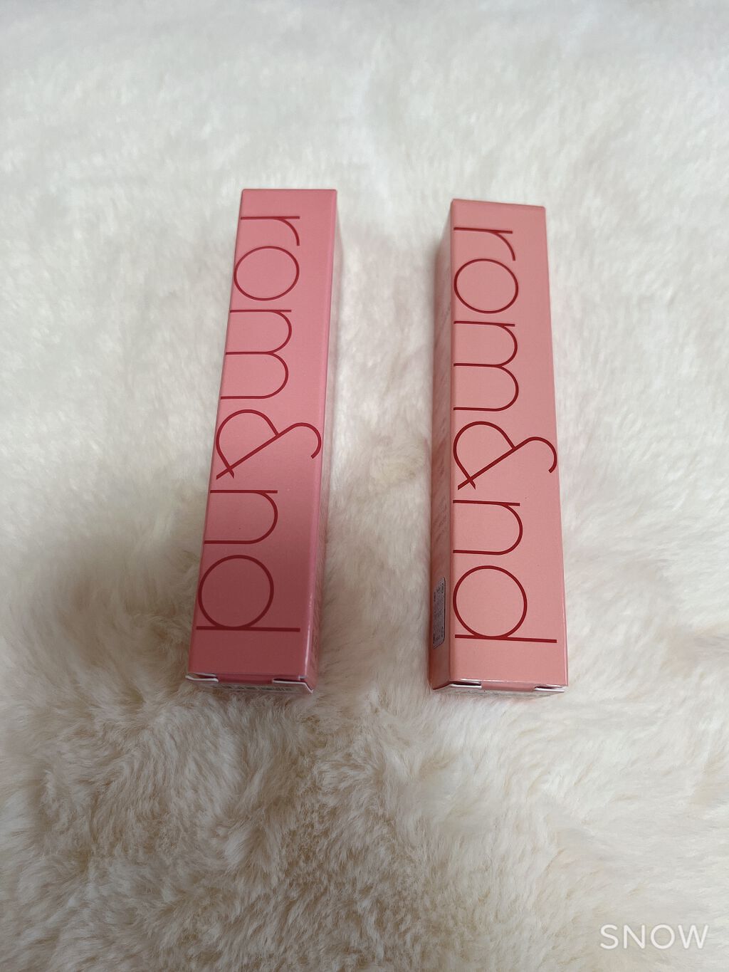 ジューシーラスティングティント/rom&nd/リップティントを使ったクチコミ（1枚目）