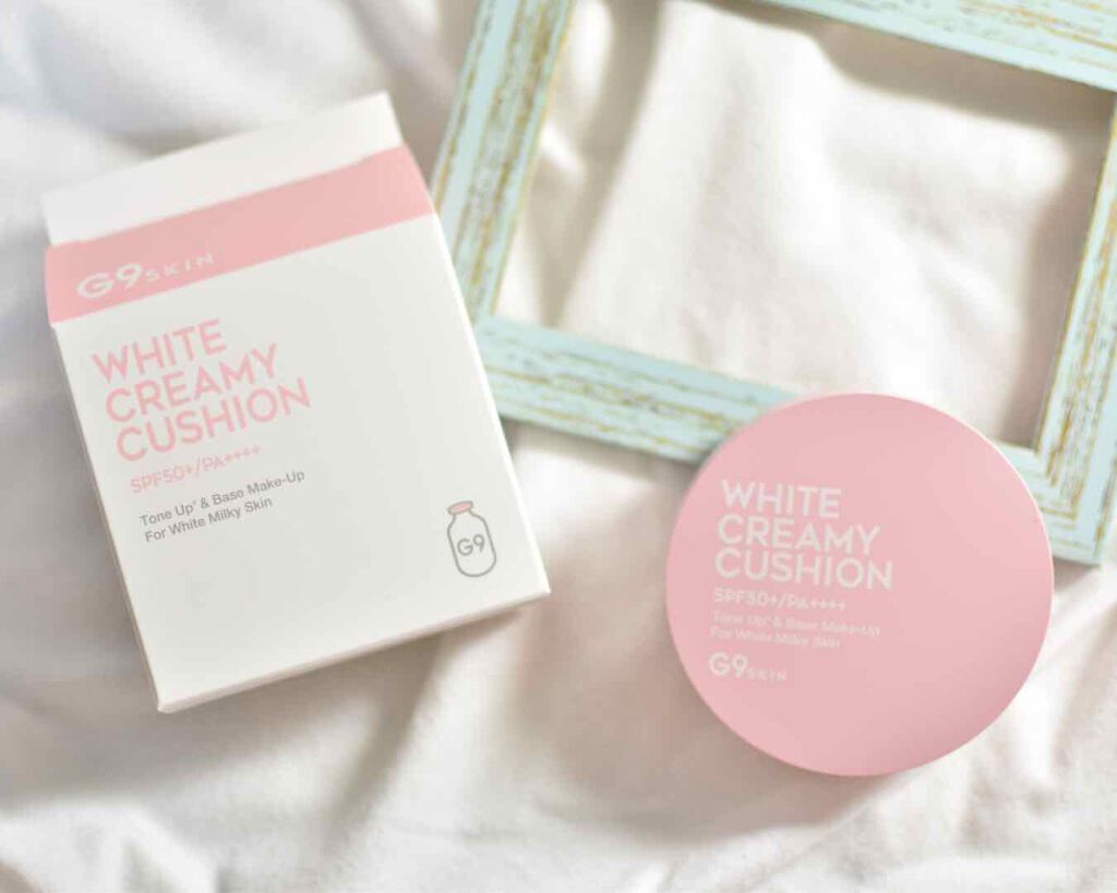 WHITE CREAMY CUSHION(ウユファンデ)/G9SKIN/化粧下地を使ったクチコミ(1枚目)
