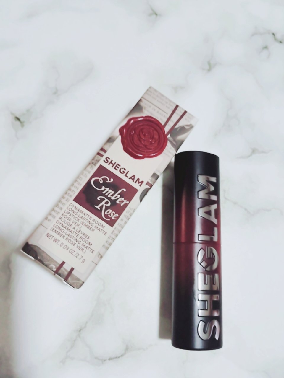 SHEGLAM Ember Rose Collection リップスティックのクチコミ「SHEGLAM　Ember Rose Collection リップスティック

みなさん、こん.....」（1枚目）