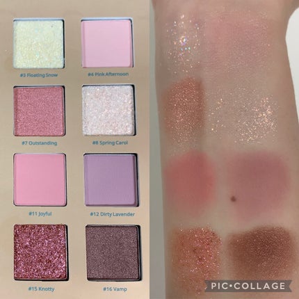 Blaze & Glaze Shadow Palette/Dear.own/アイシャドウパレットを使ったクチコミ(4枚目)