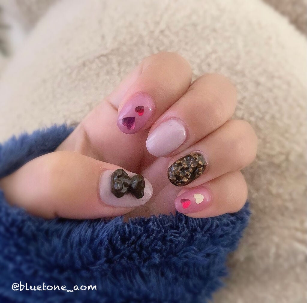 ジェルネイル(ライト対応)/セリア/ジェルネイルを使ったクチコミ(1枚目)