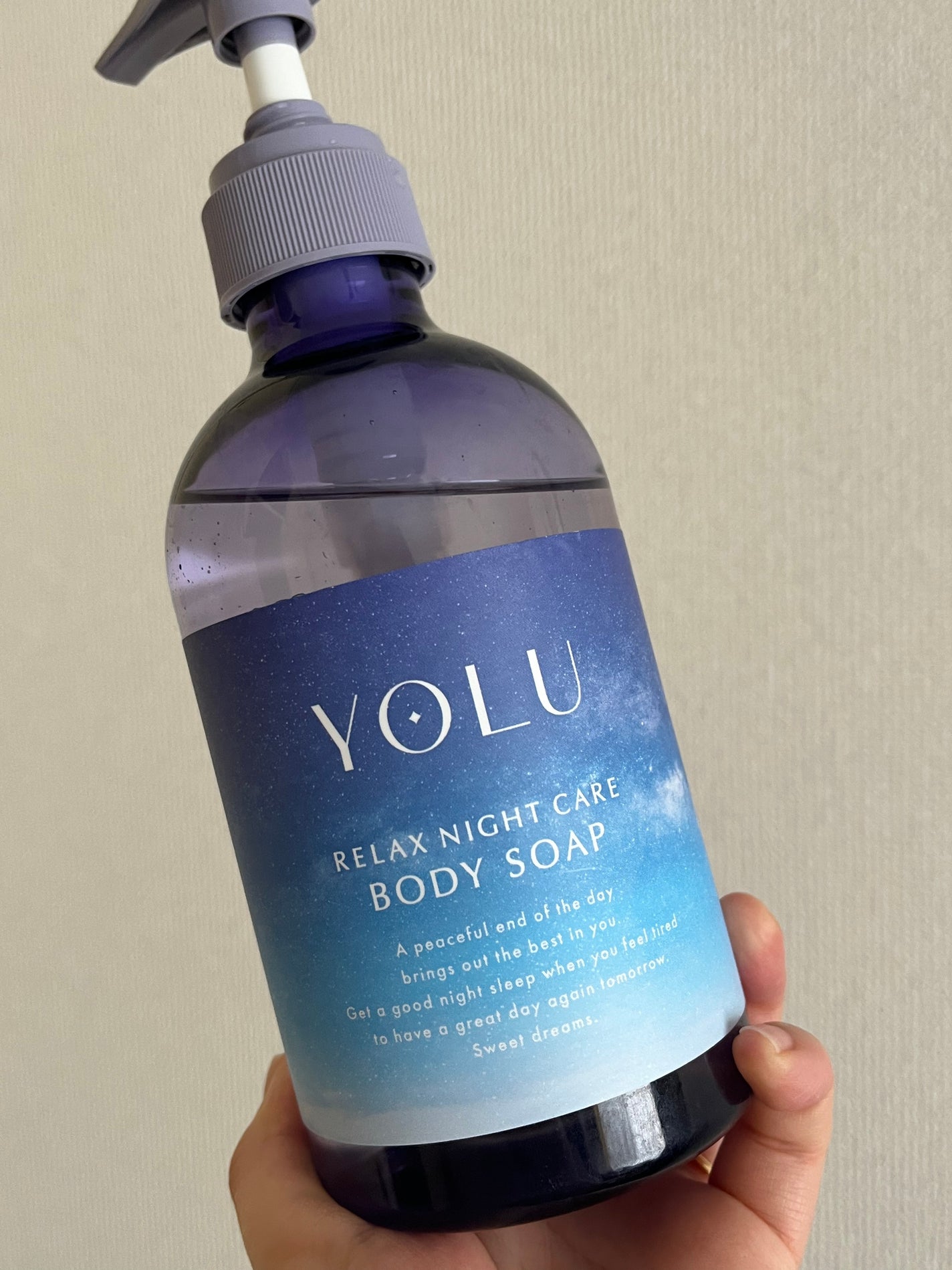 リラックスナイトケアボディソープ/YOLU/ボディソープを使ったクチコミ(1枚目)