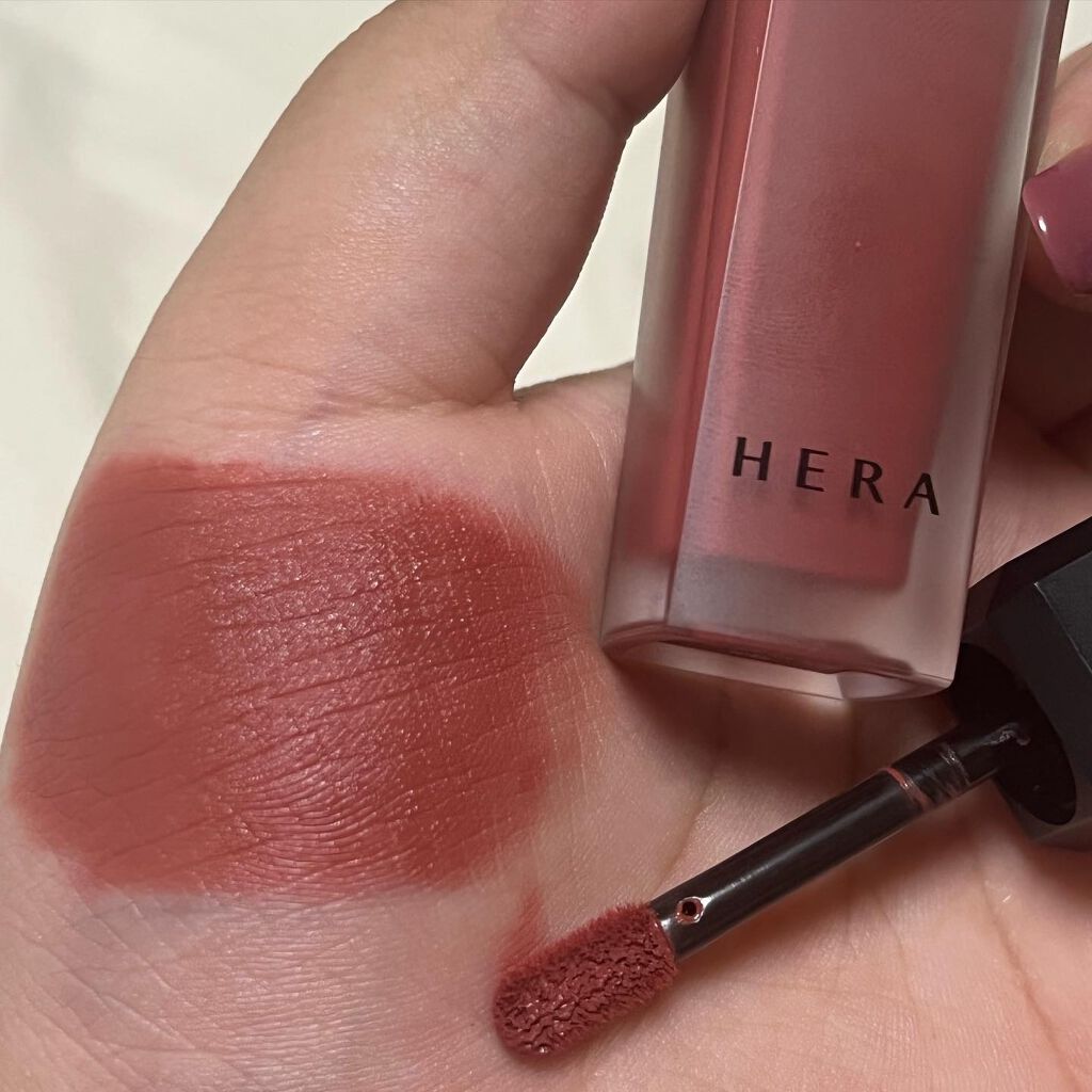 センシュアルパウダーマットリキッド/HERA/口紅を使ったクチコミ（3枚目）