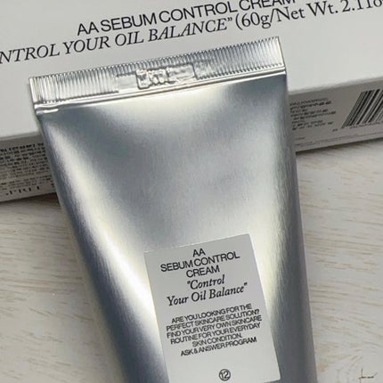 AA SEBUM CONTROL CERAM /Shangpree/フェイスクリームを使ったクチコミ(3枚目)