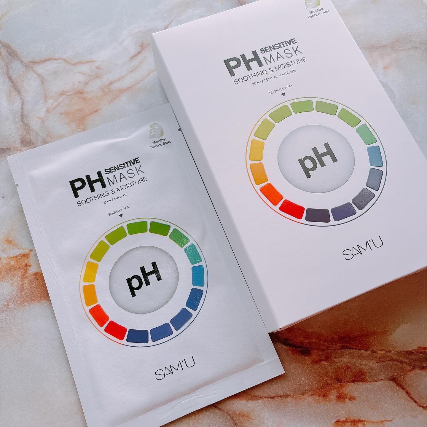 PHセンシティブマスクスージング＆モイスト/SAM'U/シートマスク・パックを使ったクチコミ（2枚目）