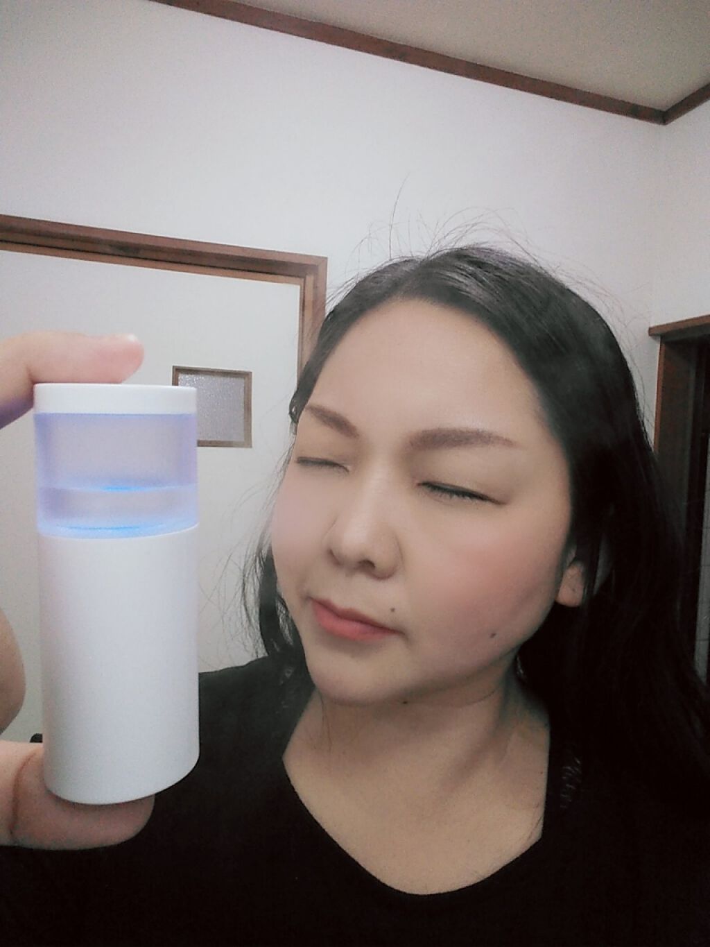 MOMOモバイルモイスチャー(携帯型フェイシャルスチーマー)/MoMo/美顔器・マッサージを使ったクチコミ(4枚目)