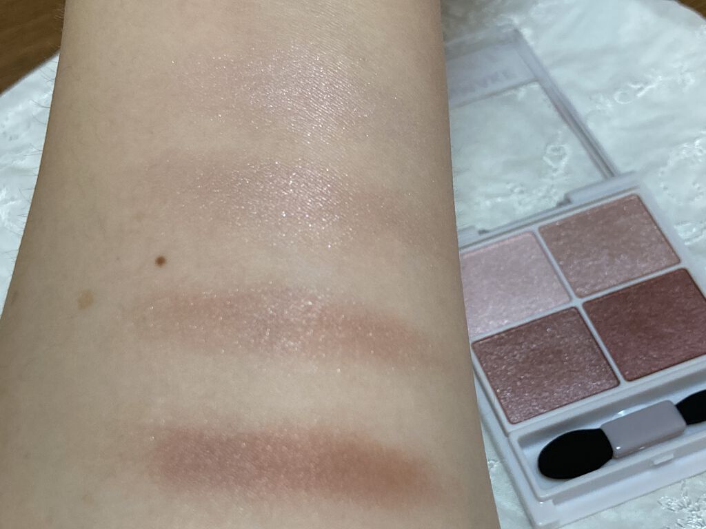 シルキースフレアイズ/キャンメイク/アイシャドウパレットを使ったクチコミ（3枚目）