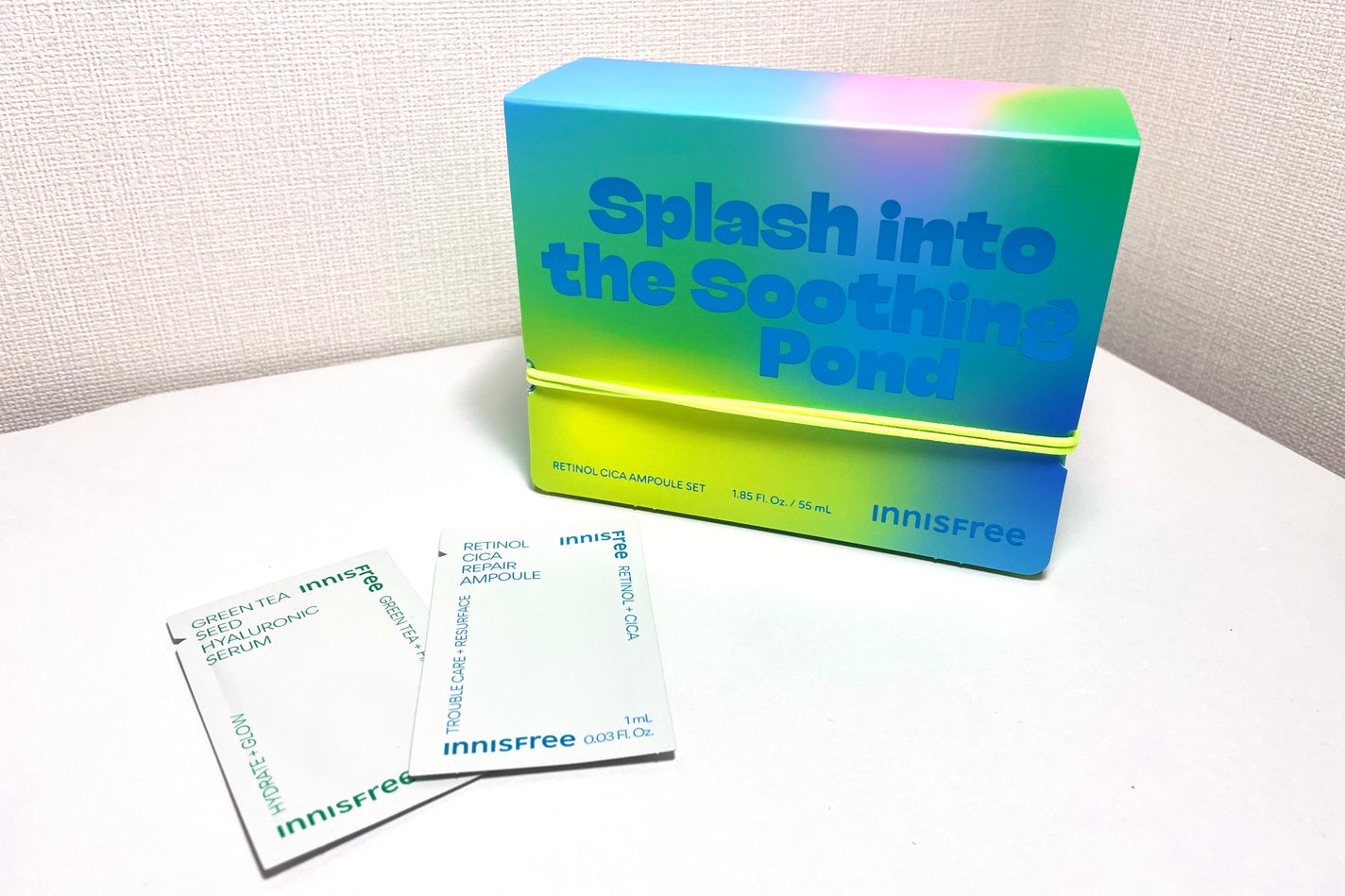 レチノールシカホリデーセット/innisfree/スキンケアキットを使ったクチコミ(1枚目)