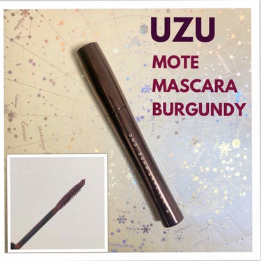 UZU MOTE MASCARA  BURGUNDY

カラーマスカラに挑戦してみたいなぁと思い購入。
カラーが主張しすぎずとても使いやすいです😳✨
またダマにならず塗りやすかったです！
ウォータープル