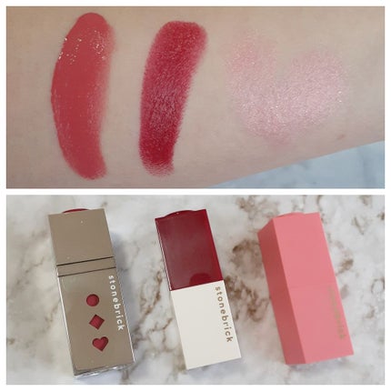 リップスティックスモイスチャー/STONEBRICK/口紅を使ったクチコミ(4枚目)