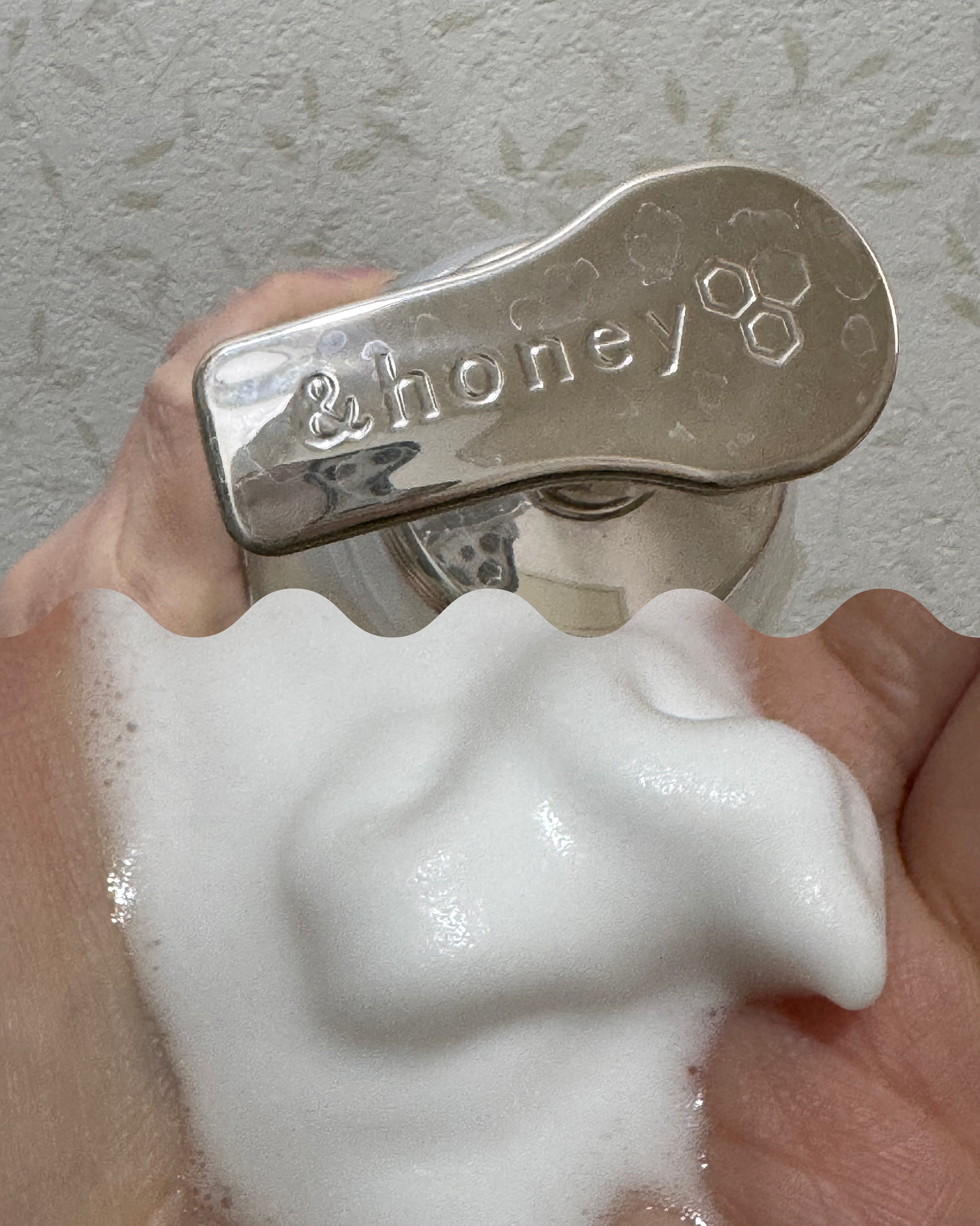 メロウエアリー 泡ボディウォッシュ/&honey/ボディソープを使ったクチコミ（2枚目）