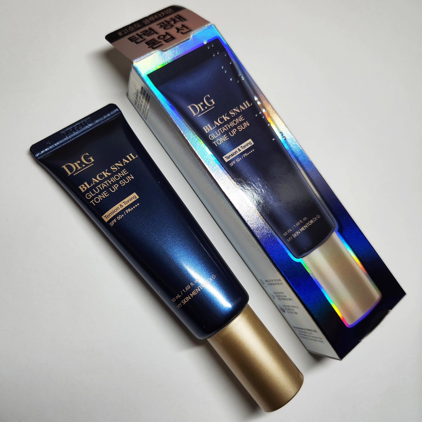 ブラックスネイルグルタチオントーンアップサン/Dr.G/日焼け止めクリームを使ったクチコミ（1枚目）