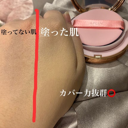 ピンクティーツリーカバークッション/APLIN/クッションファンデーションを使ったクチコミ(4枚目)