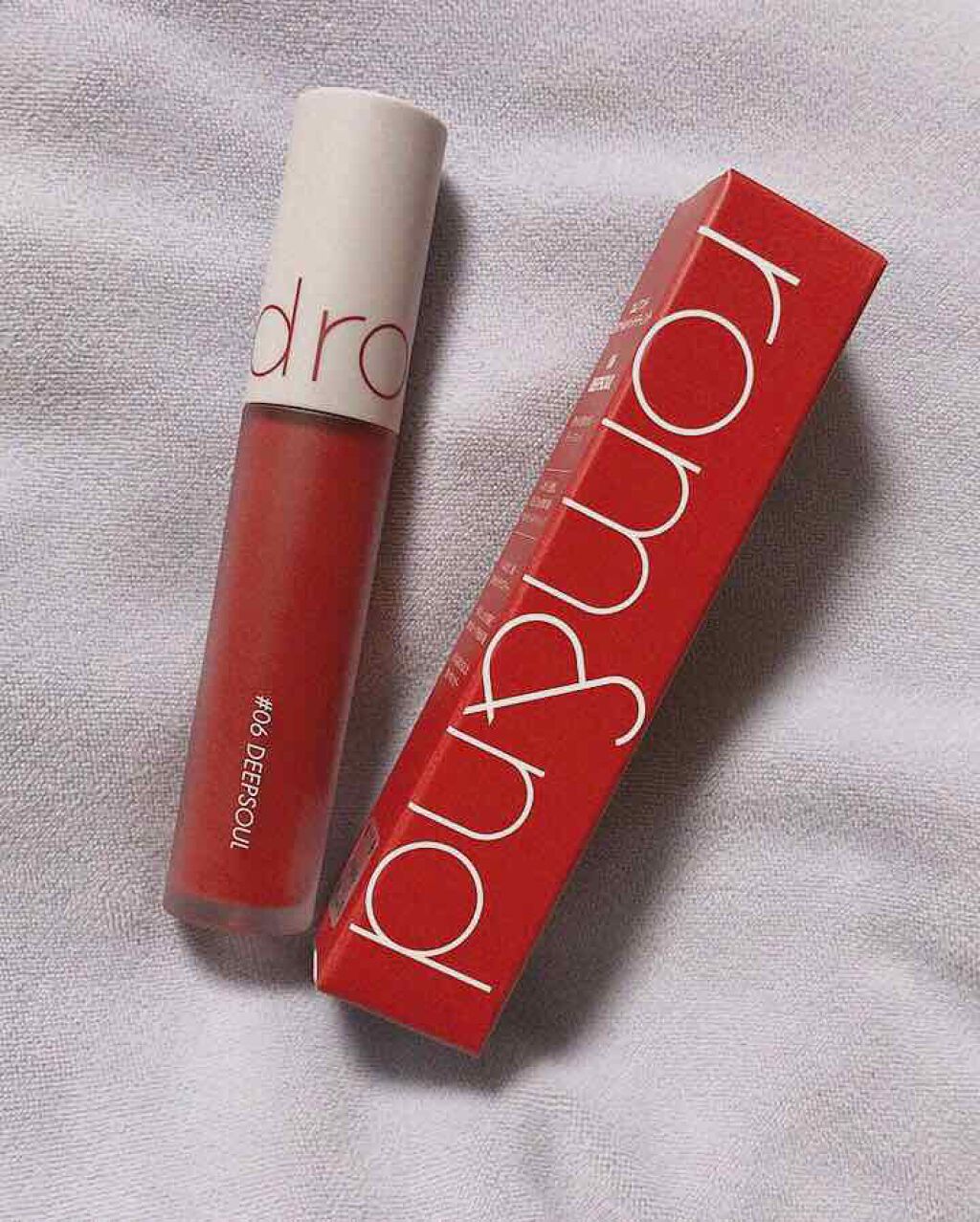 ゼロベルベットティント/rom&nd/リップティントを使ったクチコミ(1枚目)