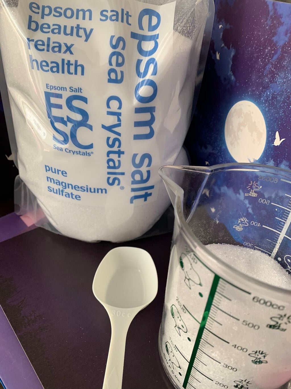 シークリスタルス エプソムソルト オリジナル/sea crystals/無機塩系入浴剤を使ったクチコミ(3枚目)