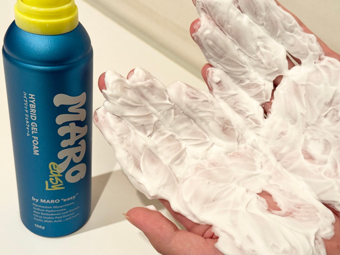 easy ハイブリッド ジェルフォーム シトラスウッドの香り/MARO/ムダ毛ケアを使ったクチコミ(3枚目)