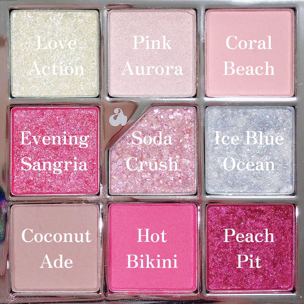 グリッターペディアアイパレット/unleashia/アイシャドウパレットを使ったクチコミ(3枚目)