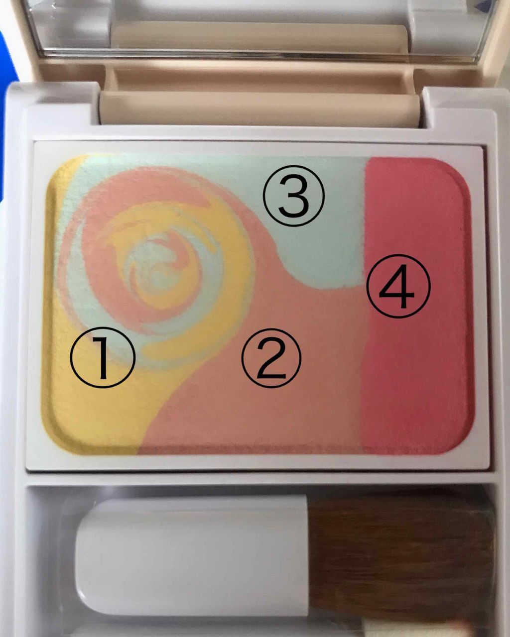 ディエム クルール カラーブレンドパウダーコンシーラー/ディエム クルール/パウダーコンシーラーを使ったクチコミ（2枚目）