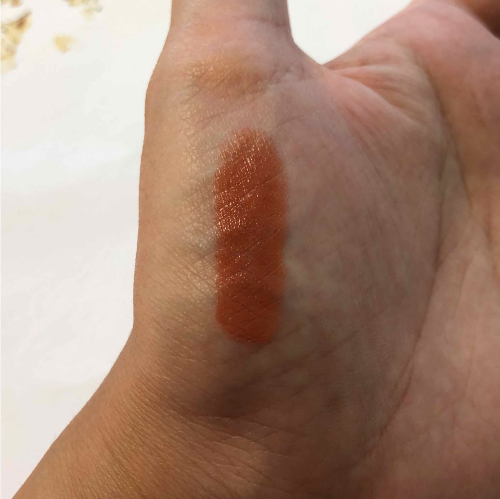 ルージュ アンリミテッド キャラメル トフィー/shu uemura/口紅を使ったクチコミ（2枚目）